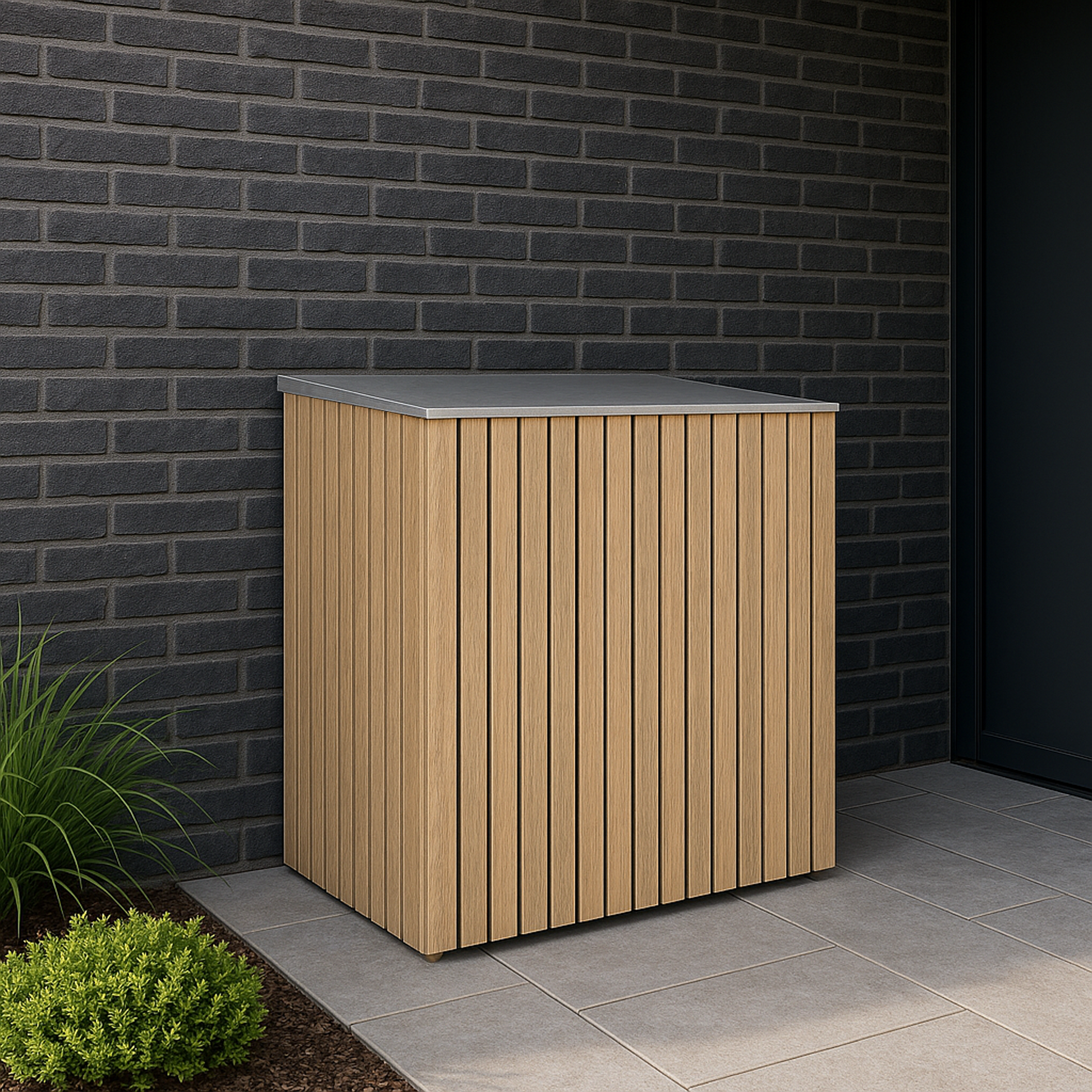 Double Wheelie Bin Storage