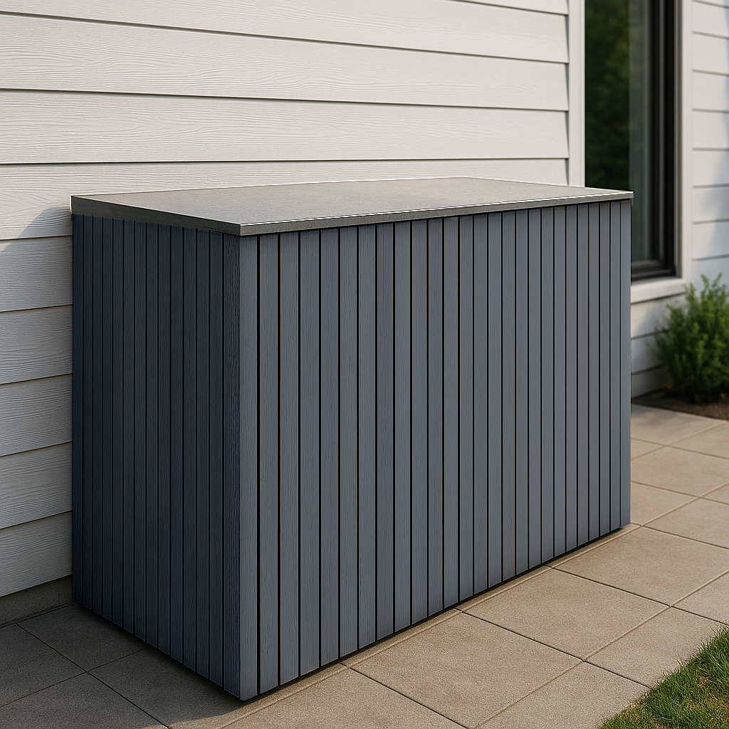 Triple Wheelie Bin Storage