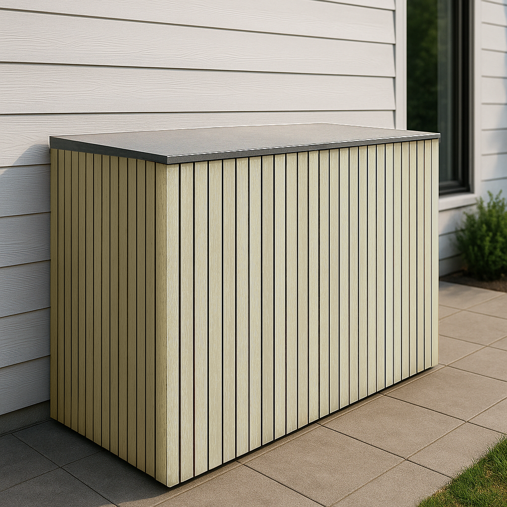 Triple Wheelie Bin Storage