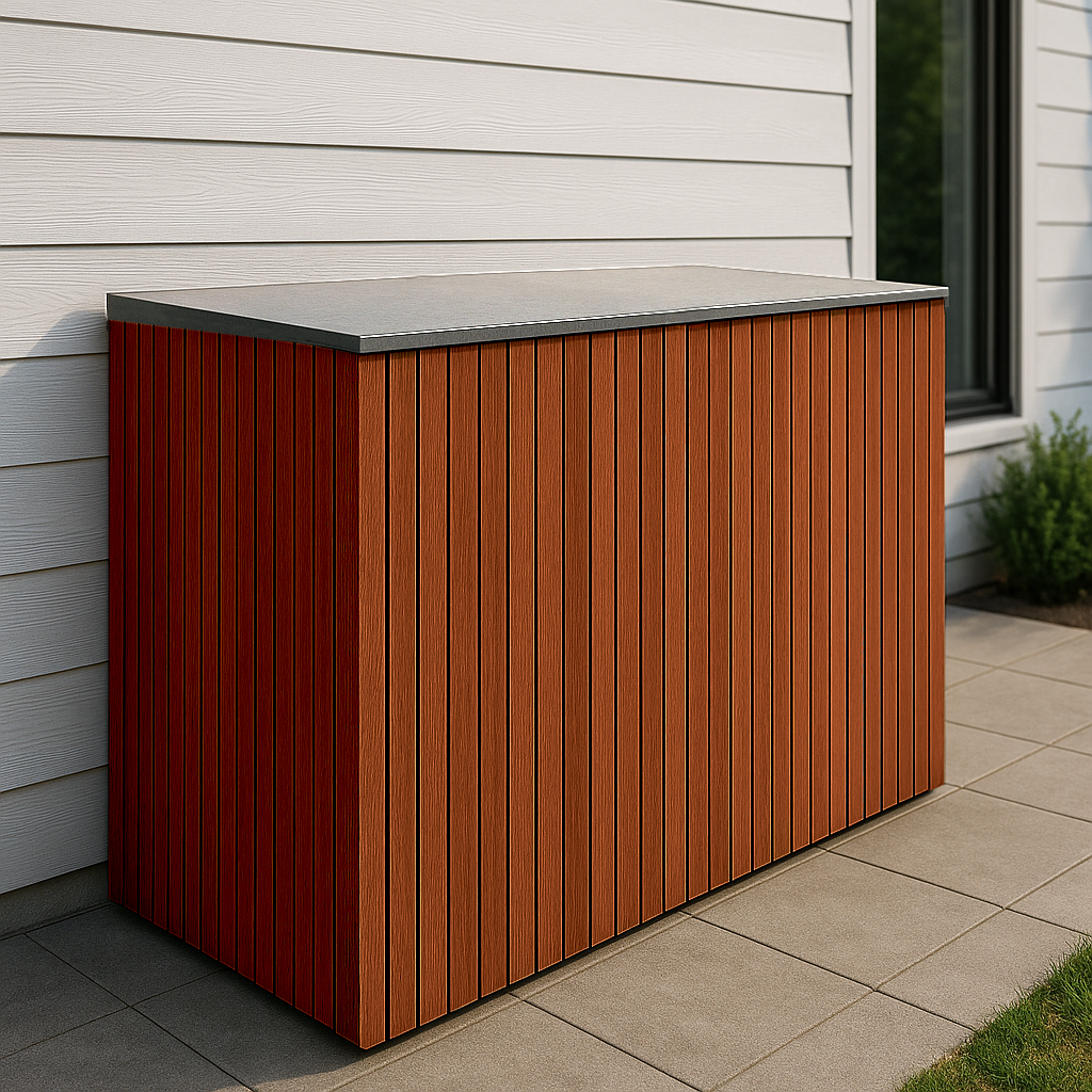 Triple Wheelie Bin Storage