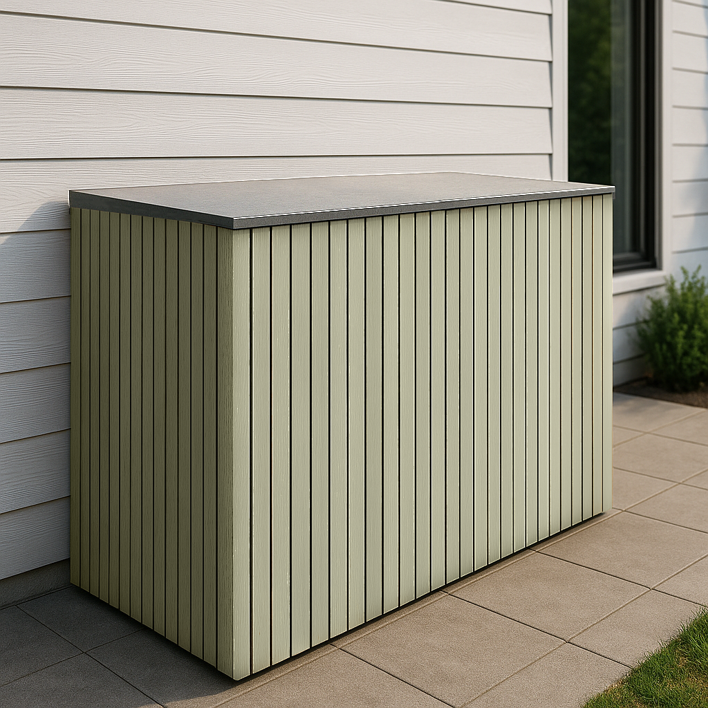 Triple Wheelie Bin Storage