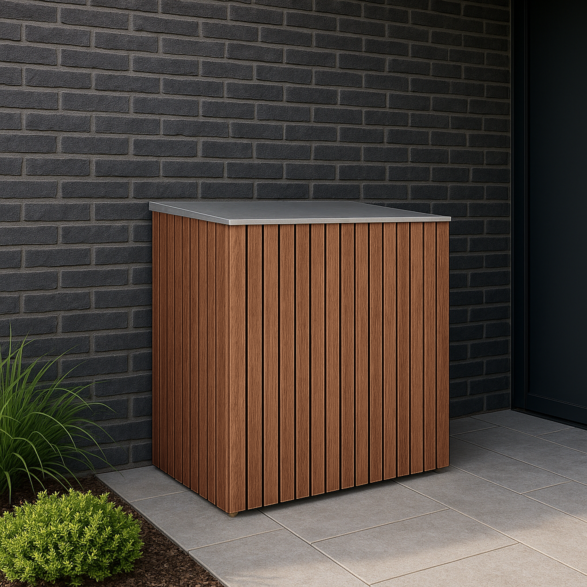 Double Wheelie Bin Storage