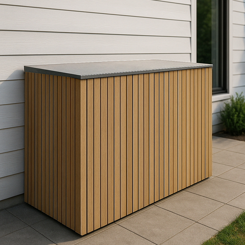 Triple Wheelie Bin Storage